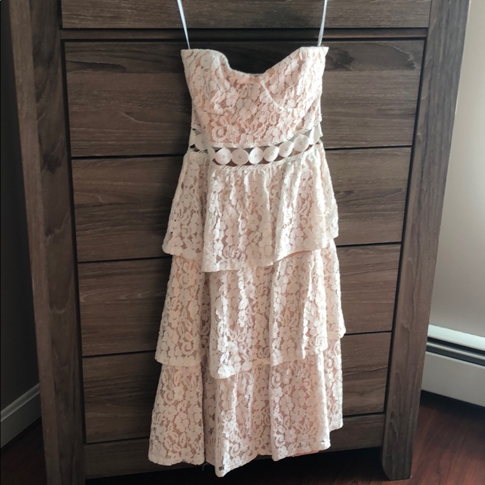 White Lace Lulus Dress